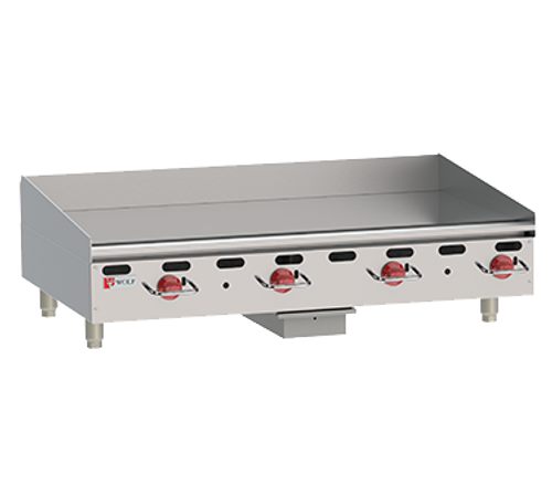 Wolf AGM60-LP 60" Liquid Propane Heavy Duty Countertop Griddle - 135,000 BTU