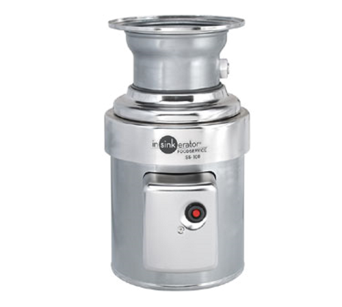 InSinkErator SS-100-12A-MS SS-100 Complete Disposer Package With 12" Diameter Bowl 6-5/8" Diameter Inlet