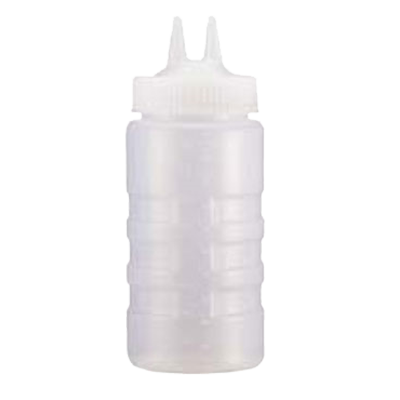 Vollrath 2316-1301 16 oz. Traex Twin Tip Squeeze Bottle Dispenser