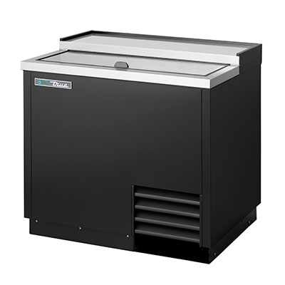 True T-36-GC-HC 36.75"W Solid Door Glass and Plate Chiller/Froster