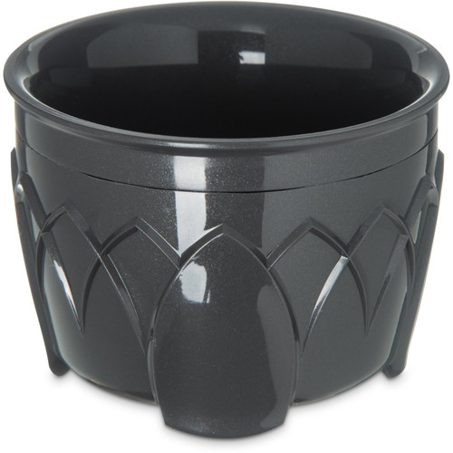 Dinex DX520044 Fenwick 5 oz Graphite Grey Insulated Bowl - 48/Case