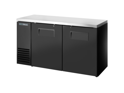 True TBB24-60-2S-Z1-SFT-B-1 61.13"W Two-Section Back Bar Cooler