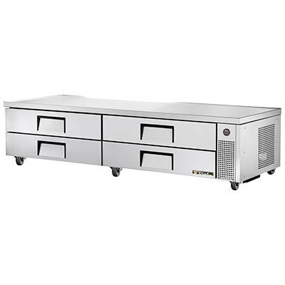 True TRCB-96 95.5"W Four Drawer Refrigerated Chef Base