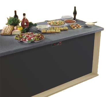 Hatco GRSSB-3618 37.63" W x 19.63" D Glo-Ray Heated Simulated Stone Shelf - 120 Volts