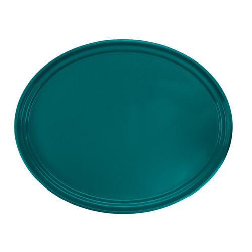 Cambro 2700414 22" Teal Oval Serving Camtray - 6/Case