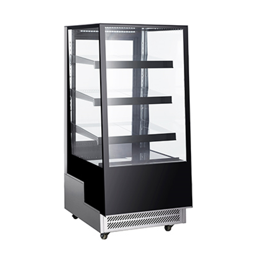 Admiral Craft BDDRF-350 25.5" W Floor Standing Black Diamond Refrigerated Display Case - 115 Volts