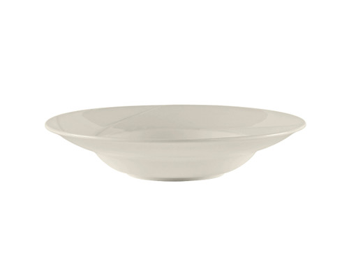 Tuxton ASU-064 11-3/4" 15-1/2 Oz. Ceramic Pearl White Round Pasta/Salad Bowl (1 Dozen)