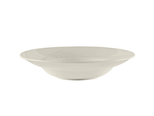 Tuxton ASU-064 11-3/4" 15-1/2 Oz. Ceramic Pearl White Round Pasta/Salad Bowl (1 Dozen)