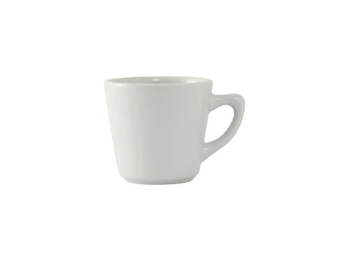 Tuxton ALF-075 3-1/4" 7-1/2 Oz. Porcelain Porcelain White Cup (3 Dozen Per Case)
