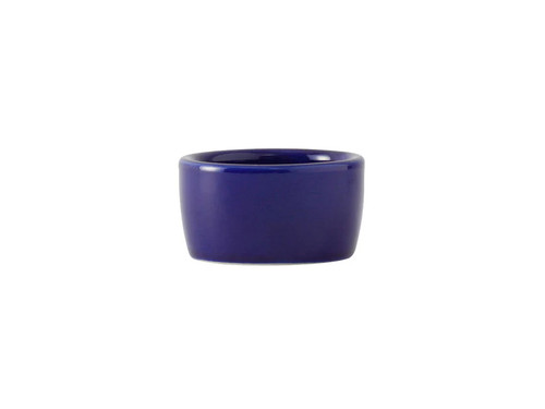 Tuxton BCX-0203 2-1/2" 2 Oz. Ceramic Cobalt Round Ramekin/Cheese Pipkin (4 Dozen Per Case)