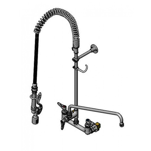 T&S Brass B-0133-18CRBJST EasyInstall Pre-Rinse Unit 8"