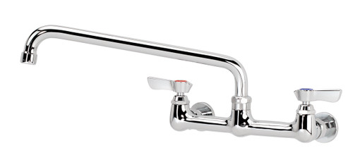 Krowne 12-812L Silver Series 8" Center Wall Mount Faucet with 12" Spout