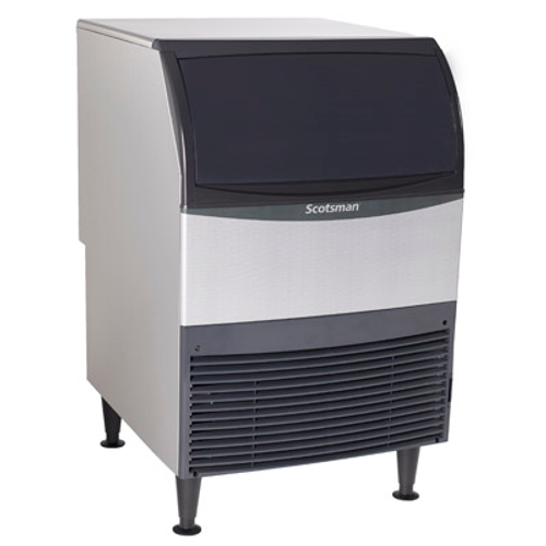 Scotsman UN324W-1 80 Lbs. Bin Storage Water Cooled Nugget Style Undercounter Ice Maker with Bin - 115 Volts