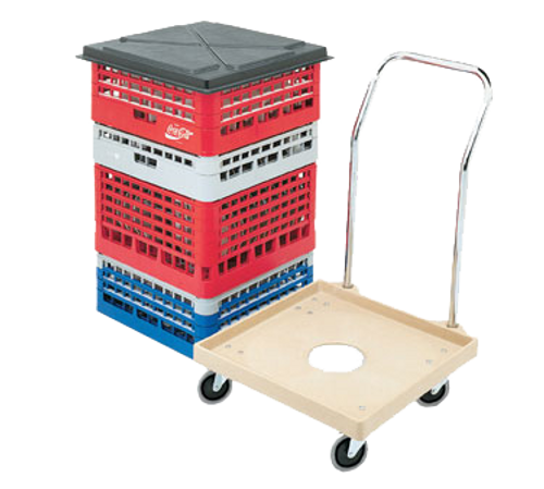 Vollrath 52292 Beige Rack Dolly With Handle