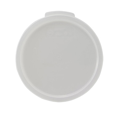 Winco PPRC-24C White Round Polypropylene Cover Only