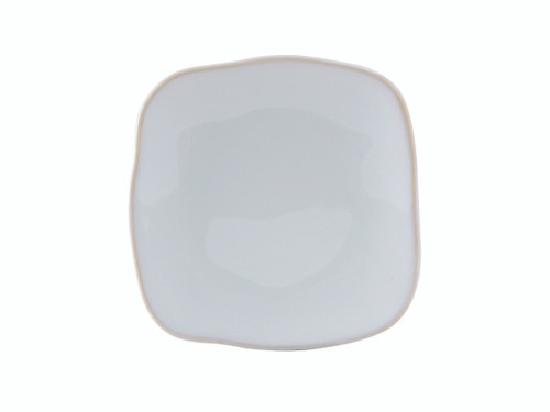 Tuxton GAA-500 Ceramic Agave Square Plate (1 Dozen)