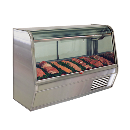 Howard McCray R-CMS32E-4C-S-LED 50"W Curved Glass Fish/Poultry Service Case