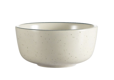 CAC China CES-95 9.5 Oz. American White Ceramic Round Emerald Jung Bowl (3 Dozen Per Case)