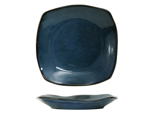 Tuxton GAN-503 21 Oz. Ceramic Night Sky Square Pasta Plate (1 Dozen)