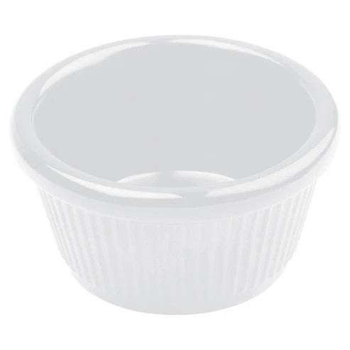 Winco RFM-2W
 2 Oz.
 Plastic
 White
 Ramekin
 8 Dozen (Contains 1 Dozen)