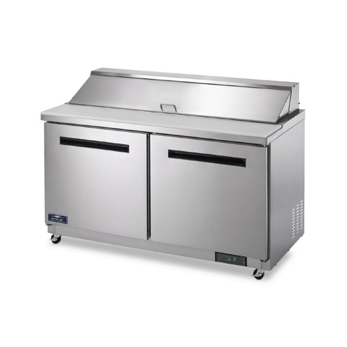 Arctic Air AMT60R 61.25" W Two-Section Two Door Mega Top Sandwich or Salad Prep Table