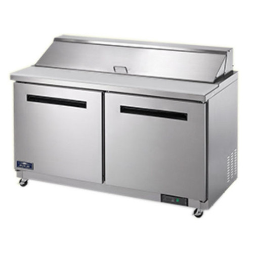 Arctic Air AMT60R 61.25" W Two-Section Two Door Mega Top Sandwich or Salad Prep Table