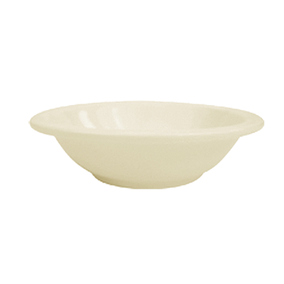 CAC China FR-10 13 Oz. European White Ceramic Round Franklin Grapefruit Bowl (3 Dozen Per Case)