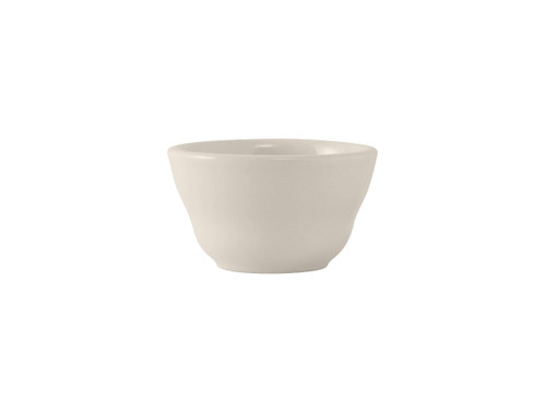 Tuxton TRE-004 8 oz. 4" dia. x 2-3/8"H White Round Bouillon Cups (3 Dozen Per Case)