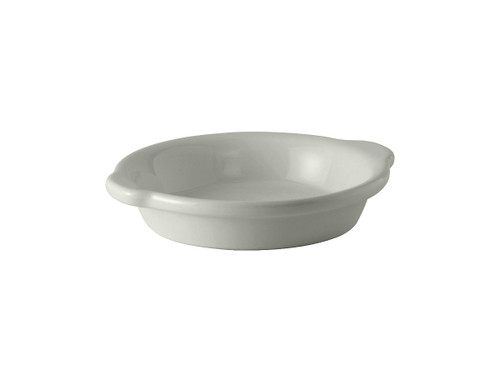 Tuxton BWN-2003 20 Oz. Ceramic White Round Au Gratin Dish (1 Dozen)