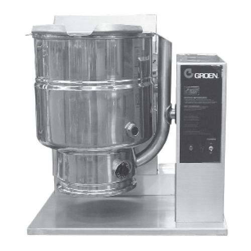 Groen TDH-24C-LP 24 Quart 2/3 Jacket Liquid Propane Tabletop Kettle - 31,000 BTU