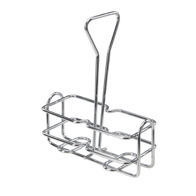 Winco WH-3 Oil & Vinegar Cruet Rack Square Holds (2) 6 Oz.