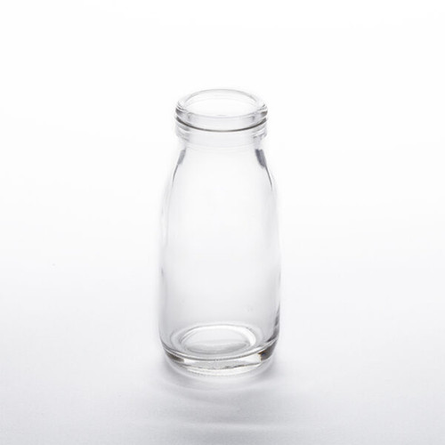 American Metalcraft GMB6 6 Oz. 2" Dia. x 5" H Glass Milk Bottle