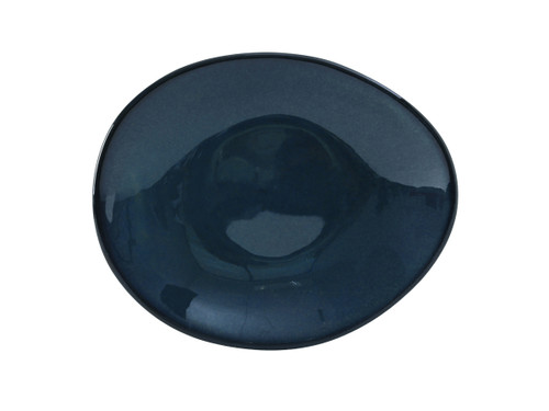 Tuxton GAN-651 Ceramic Night Sky Oblong Ellipse Plate (1 Dozen)