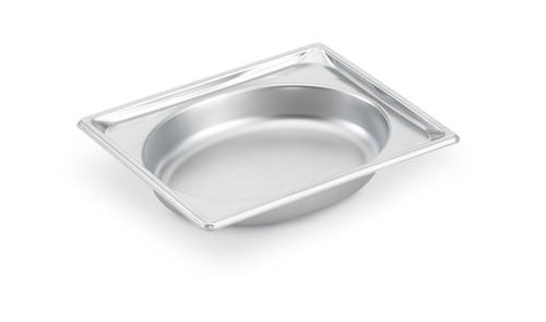 Vollrath 3102020 Super Pan Super Shape Half Oval Pan 2.2 Quart