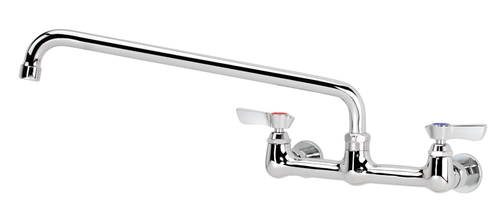 Krowne 12-814L 14" Swing Spout Splash-Mounted Krowne Silver Series Faucet