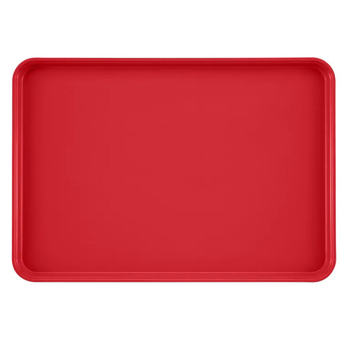 Cambro 1826510 17.88" Red Rectangle Camtray - 6/Case