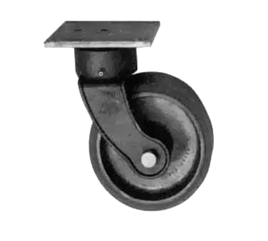 Metro 8PR Super Erecta Dolly Plate Caster Rigid 8" Dia. 2"W Face With 700 Lbs. Capacity