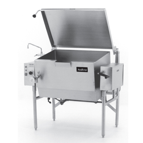 AccuTemp ALTGSE-30-LP 30 Gal. Liquid Propane AccuTemp Edge Series Tilting Skillet -  75,000 BTU