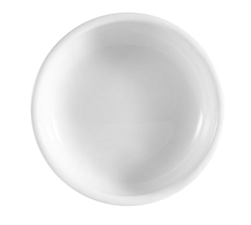 CAC China KRW-S3 2 Oz. Super White Porcelain Round Accessories Dish (6 Dozen Per Case)