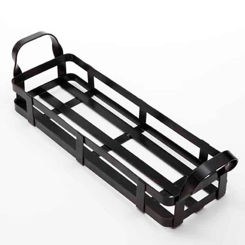 American Metalcraft BWC12 Metal Black Rectangular Condiment Rack