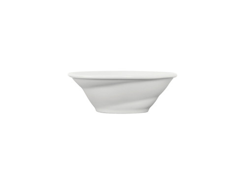 Tuxton GLP-400 5-1/4" 8 Oz. Porcelain Porcelain White Round Mini Spiral Bowl (1 Dozen)