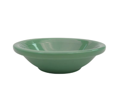 CAC China TG-11-G 5 Oz. Green Porcelain Round Tango Fruit Dish (3 Dozen Per Case)