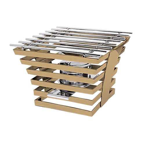 Eastern Tabletop 1710RZ 10"W x 10"D x 6-1/2"H Bronze Stainless Steel Escalate Riser