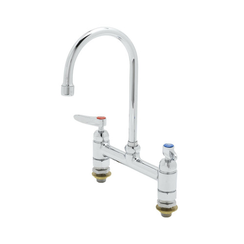 T&S Brass B-0321-CC-CR Faucet deck mount 8"