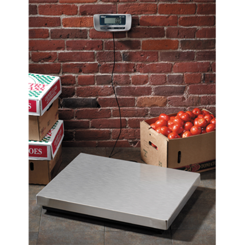 Edlund ERS-300 300 Lbs. x .1 Lbs. Stainless Steel Countertop Digital Receiving Scale