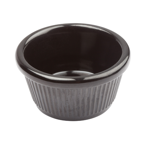 Winco RFM-3K
 3 Oz.
 Plastic
 Black
 Ramekin
 8 Dozen (Contains 1 Dozen)