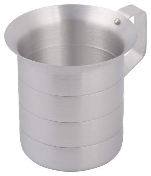 Winco AM-1 1 qt Aluminum Measuring Cup (Contains 1 Dozen)