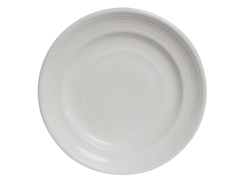 Tuxton CWA-104 10-1/2" Ceramic White Round Plate (1 Dozen)