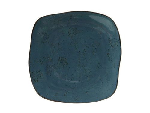 Tuxton GGE-501 Porcelain Azure Square Plate (1 Dozen)