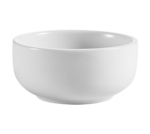 CAC China KRW-4 7 Oz. Super White Porcelain Round Accessories Rice or Soup Bowl (3 Dozen Per Case)